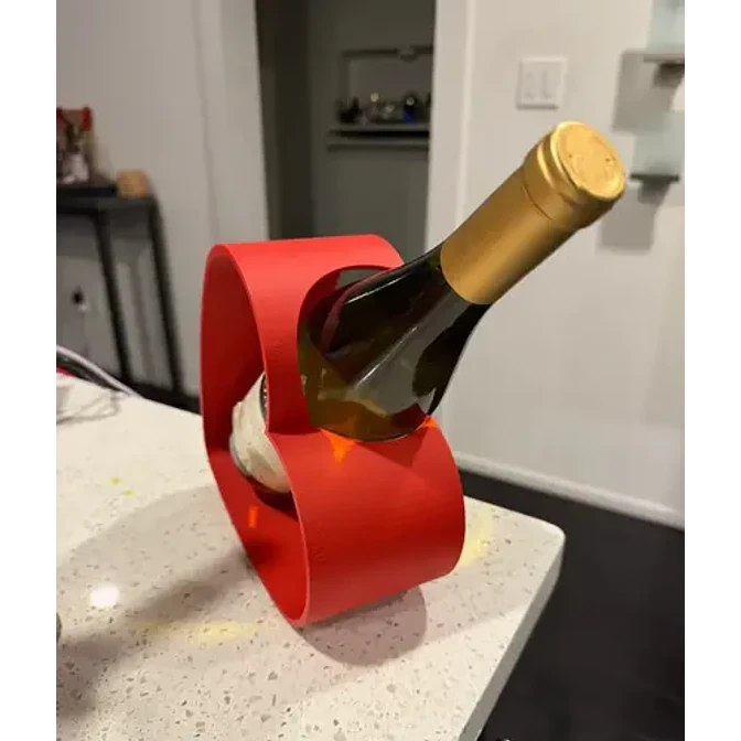 Porta Vino De Corazón - San Valentín 3