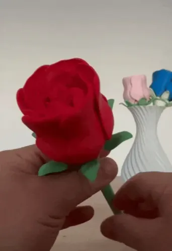 Decoración- Rosa Articulada Para San Valentín - Foto 2