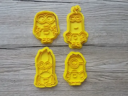 Pack De 4 Cortadores De Galletas Gru Minions