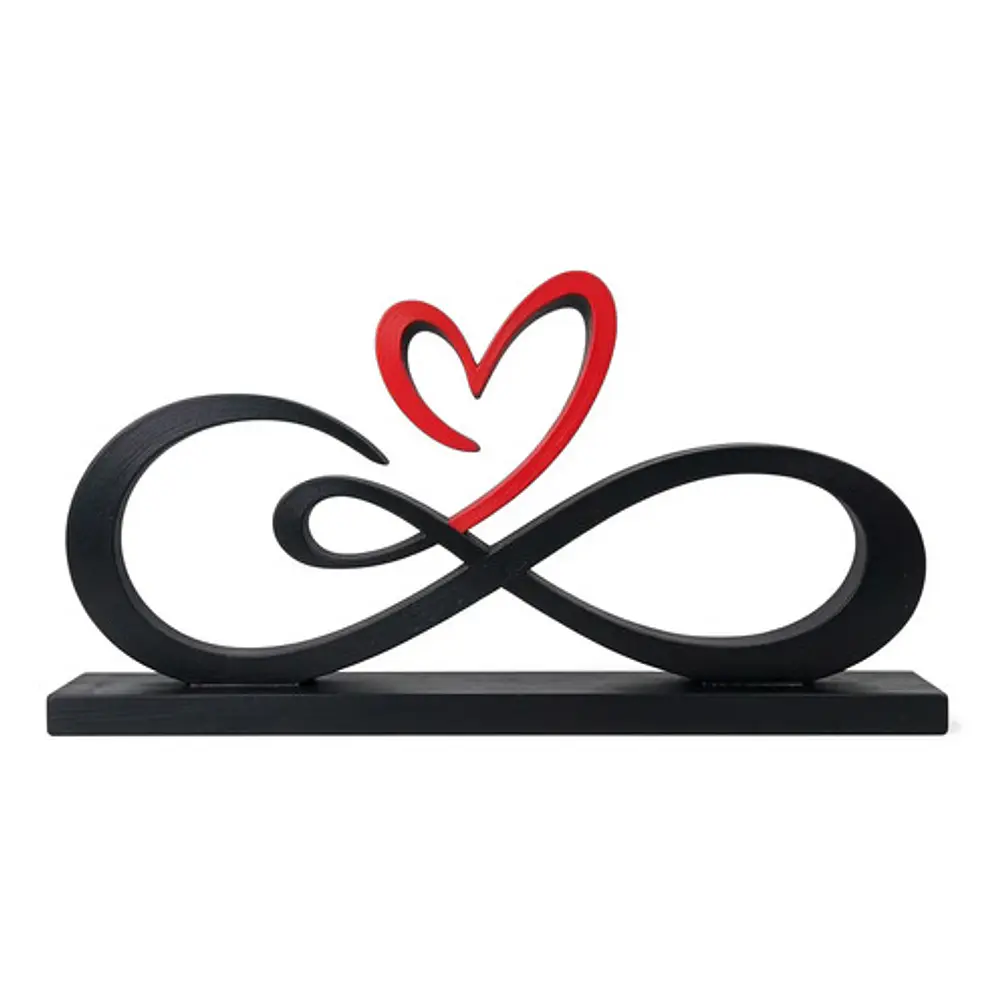 Cuadro Decorativo- Corazón Infinito De San Valentín 1