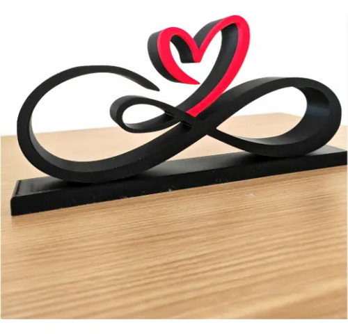Cuadro Decorativo- Corazón Infinito De San Valentín - Foto 2