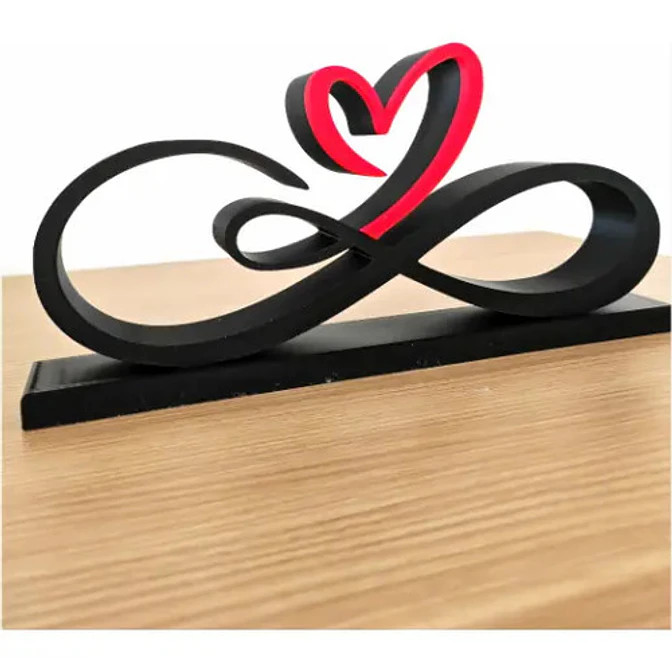 Cuadro Decorativo- Corazón Infinito De San Valentín 2