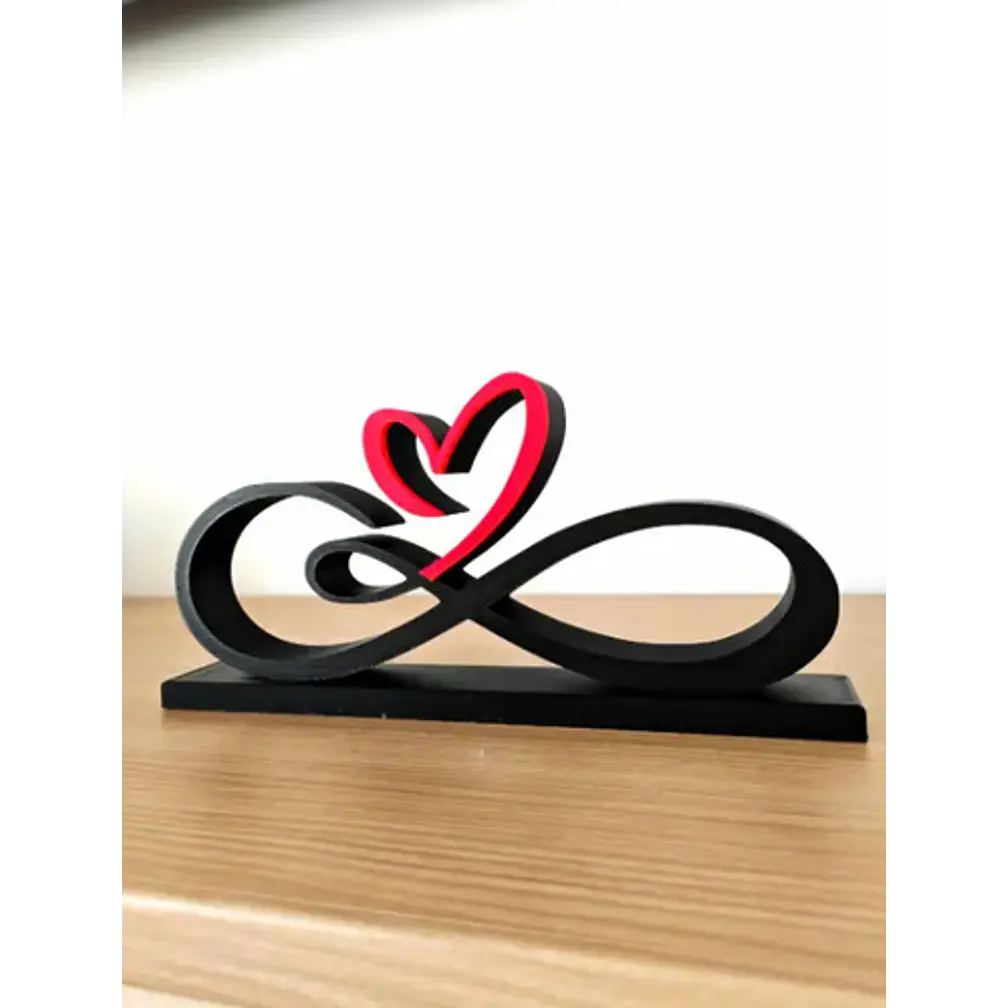 Cuadro Decorativo- Corazón Infinito De San Valentín 3