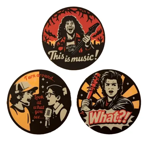 Posavasos - Stranger Things (pack 3 Un)