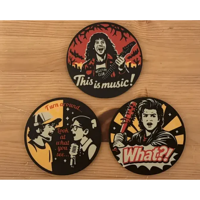 Posavasos - Stranger Things (pack 3 Un) 2