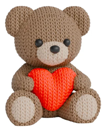 Peluche Osito De Punto Para El Día De San Valentín
