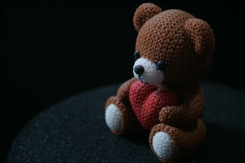 Peluche Osito De Punto Para El Día De San Valentín - Foto 3