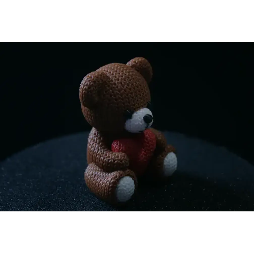 Peluche Osito De Punto Para El Día De San Valentín 5