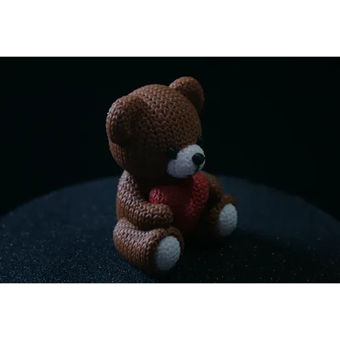 Peluche Osito De Punto Para El Día De San Valentín 5