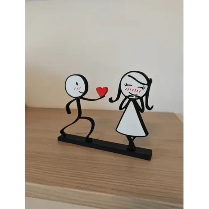 Cuadro Decorativo- Pareja De Enamorados San Valentín 3