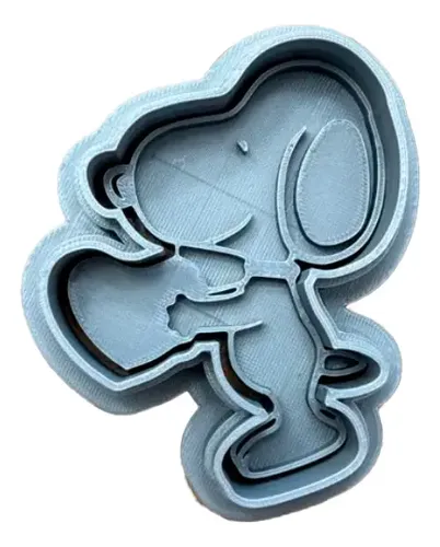 Cortador De Galletas Snoopy Corazón De San Valentín