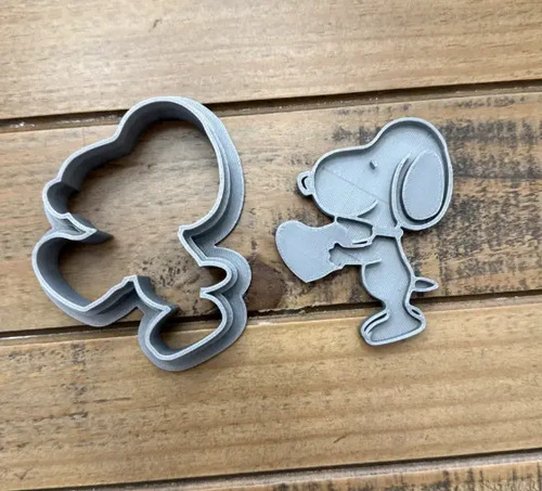 Cortador De Galletas Snoopy Corazón De San Valentín - Foto 4