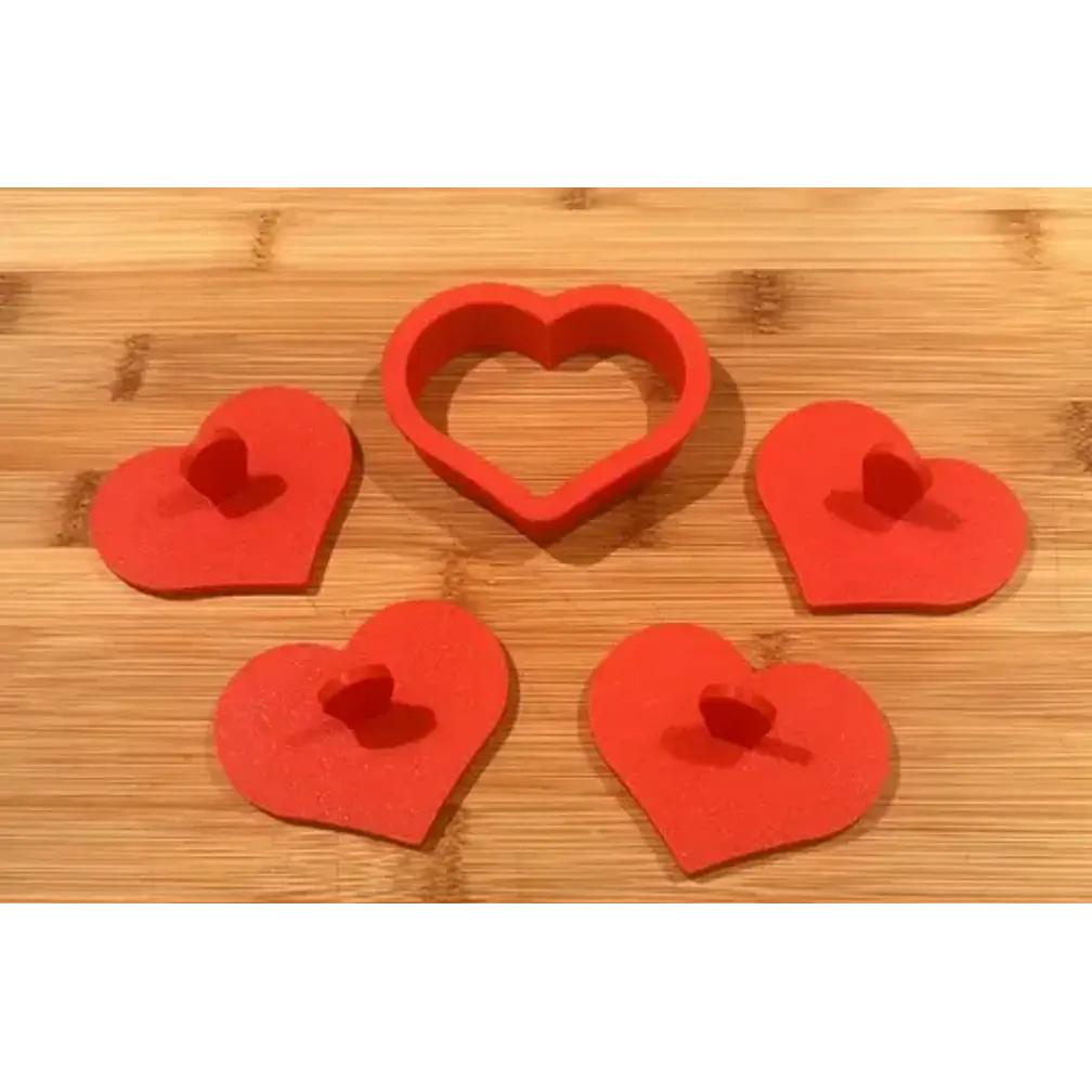 Cortador Y Sellos Galletas Amor - San Valentín (pack 4 Un) 2