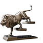 Estatua- León En Escaleras - Miniatura 1