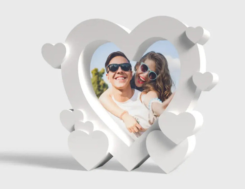 Marco De Fotos En Forma De Corazón - San Valentín - Foto 2