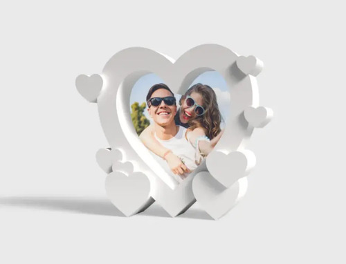 Marco De Fotos En Forma De Corazón - San Valentín - Foto 3