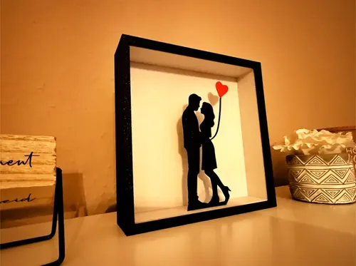 Caja De Sombras 3d Para El Día De San Valentín - Foto 2