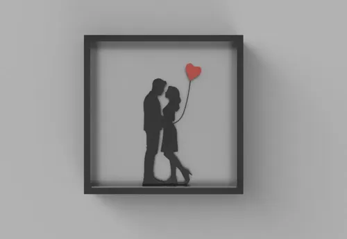 Caja De Sombras 3d Para El Día De San Valentín - Foto 4