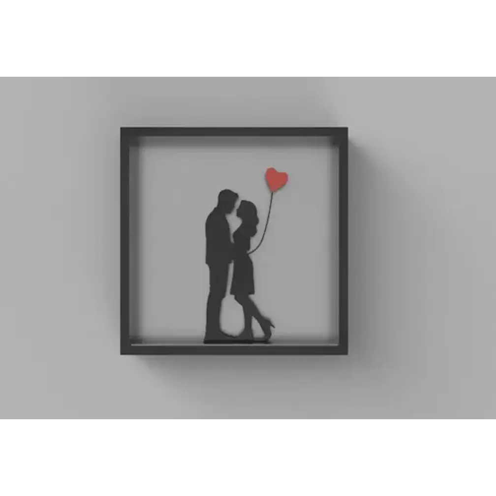 Caja De Sombras 3d Para El Día De San Valentín 4
