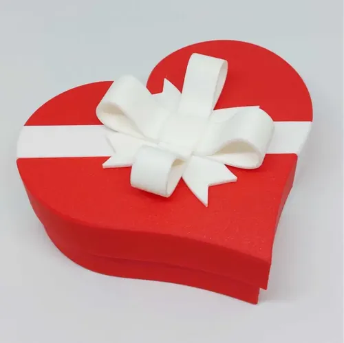 Caja De Corazón  Con Cerradura Para San Valentín