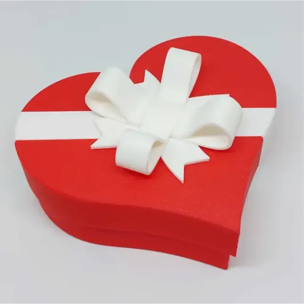 Caja De Corazón  Con Cerradura Para San Valentín 1