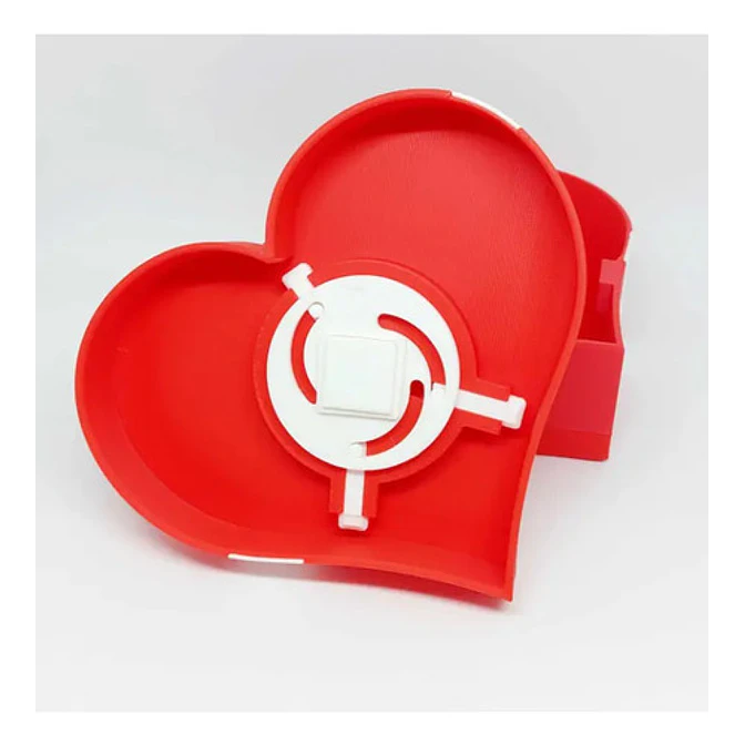 Caja De Corazón  Con Cerradura Para San Valentín 2