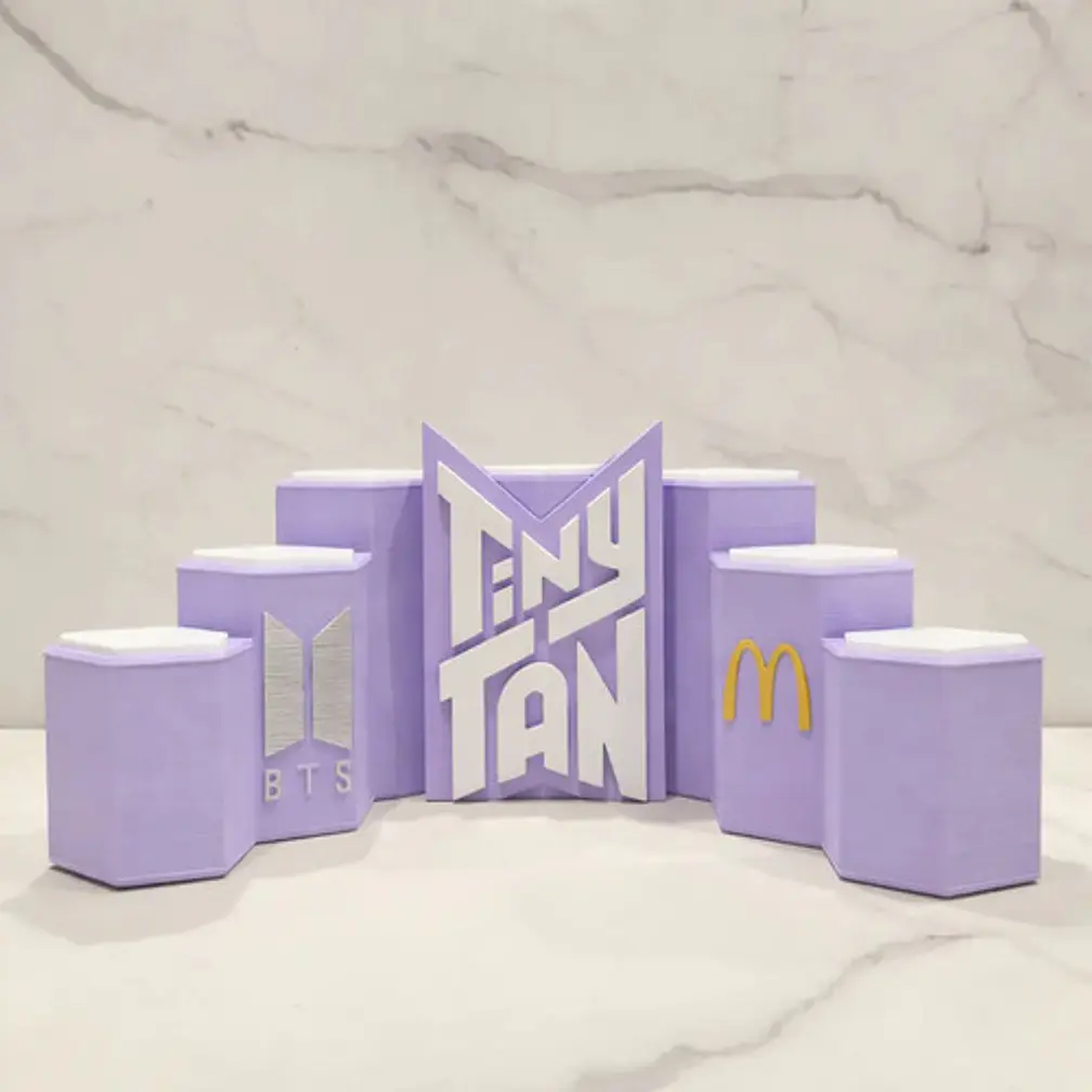 Soporte De Tiny Tan Bts (para Set Cajita Feliz) 2