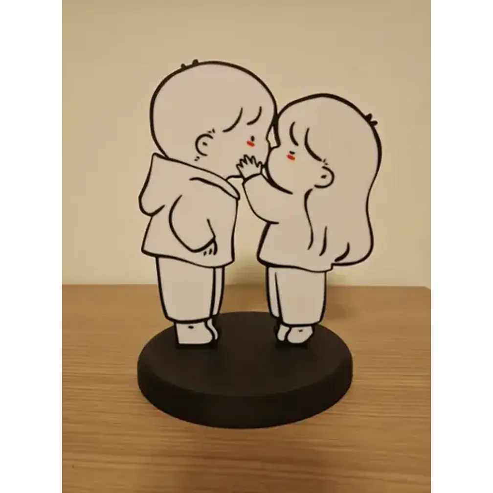 Cuadro Decorativo- Beso De Pareja Enamorada 3