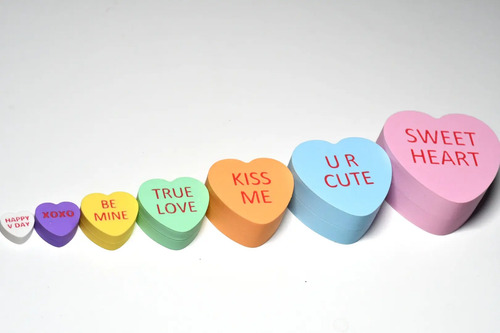 Decoración Corazones De Caramelo Para Regalo - San Valentín - Foto 3