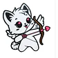 Cuadro Decorativo- Gato Cupido De San Valentín - Miniatura 1