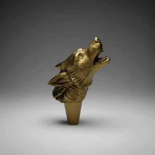 Tapa Vertedora De Botella Cabeza De Lobo