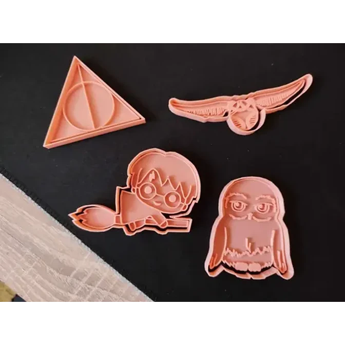 Cortador De Galletas - Harry Potter (pack 4 Un) 2