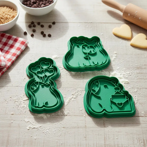 Cortadores De Galletas Capibara - San Valentín (pack 3 Un) - Foto 4