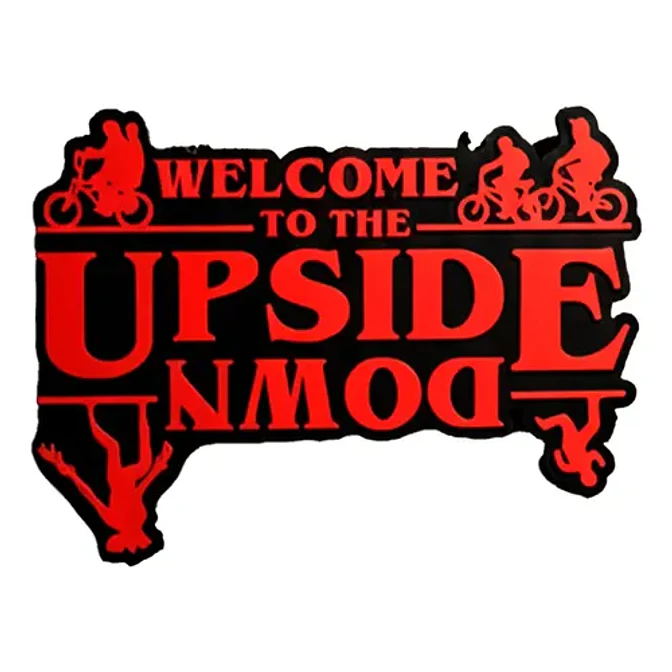 Letrero De Puerta Upside Down - Stranger Things 1