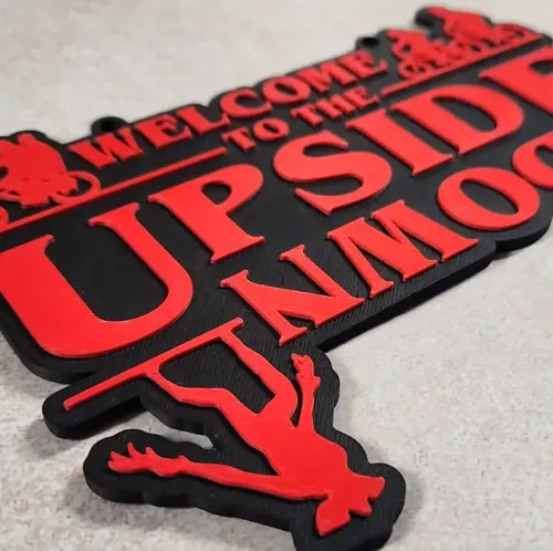 Letrero De Puerta Upside Down - Stranger Things - Foto 4