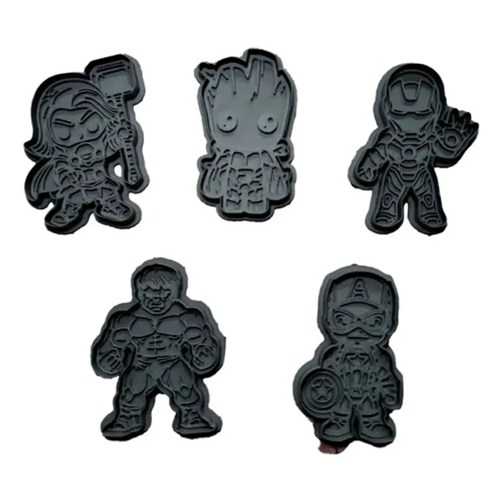 Cortadores De Galletas - Los Vengadores (pack 5 Un) 1