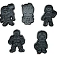 Cortadores De Galletas - Los Vengadores (pack 5 Un) - Miniatura 1