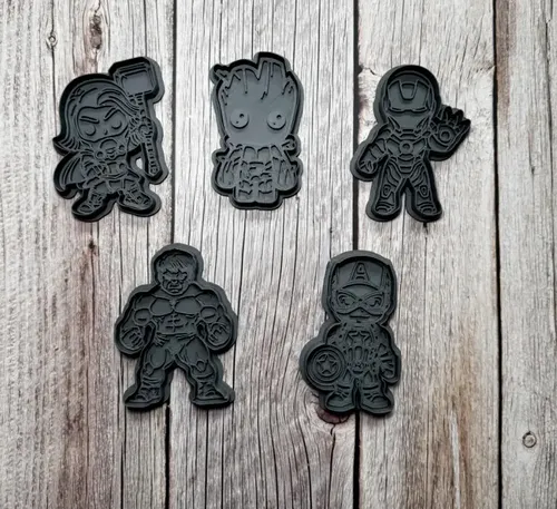 Cortadores De Galletas - Los Vengadores (pack 5 Un) - Foto 2