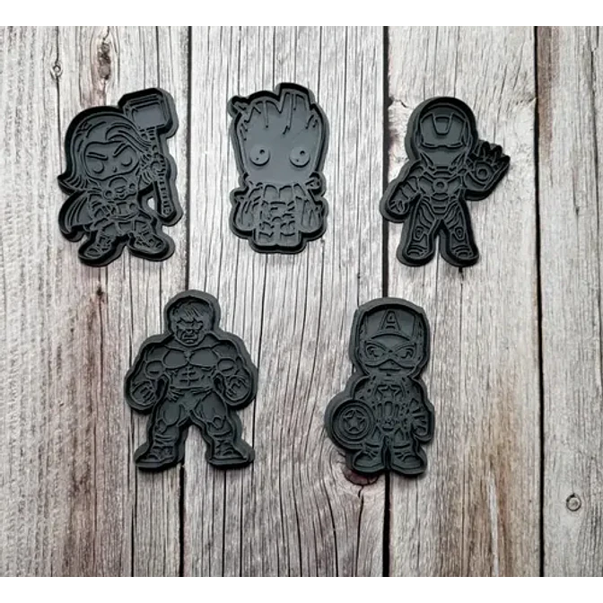 Cortadores De Galletas - Los Vengadores (pack 5 Un) 2