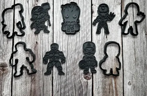 Cortadores De Galletas - Los Vengadores (pack 5 Un) - Foto 3