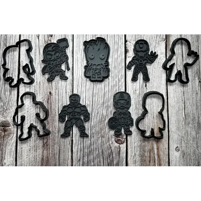 Cortadores De Galletas - Los Vengadores (pack 5 Un) 3