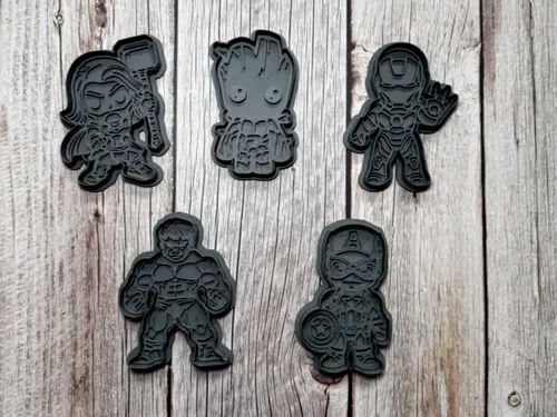 Cortadores De Galletas - Los Vengadores (pack 5 Un) - Foto 4