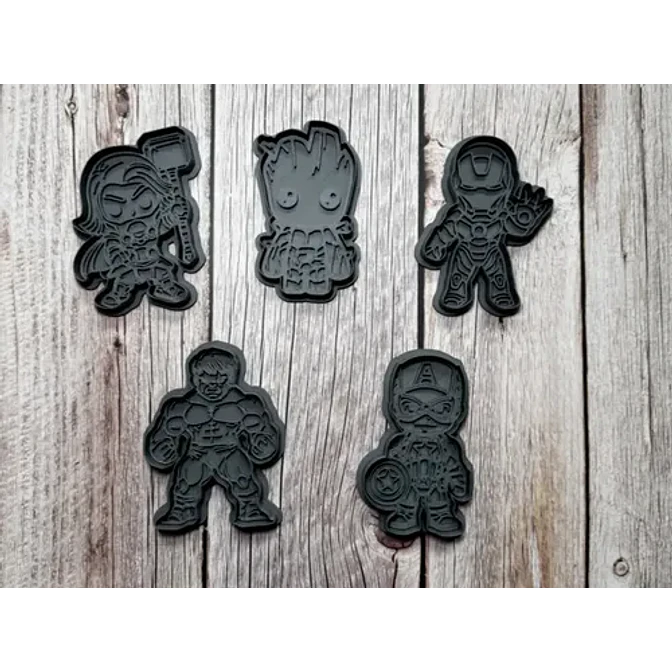 Cortadores De Galletas - Los Vengadores (pack 5 Un) 4