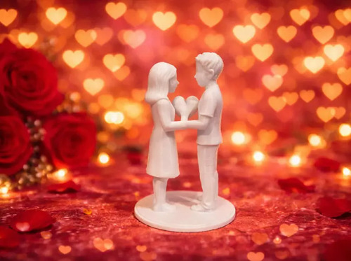 Pareja De Enamorados De San Valentín