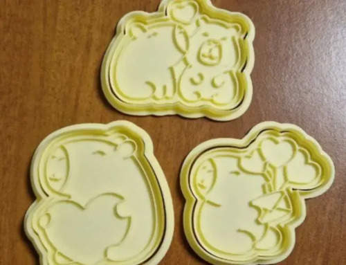 Cortadores Galletas Capibaras Amor- San Valentín (pack 3 Un) - Foto 3