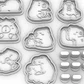 Cortador De Galletas De Capibara (pack 8) - Miniatura 1