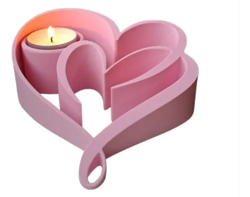 Portavelas Corazones Para El Día De San Valentín