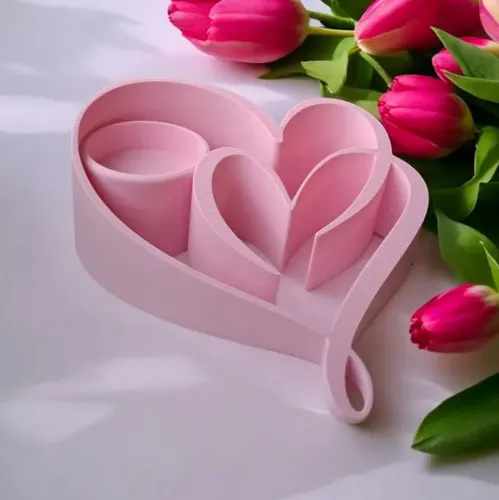 Portavelas Corazones Para El Día De San Valentín - Foto 2