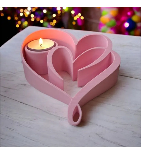 Portavelas Corazones Para El Día De San Valentín - Foto 3
