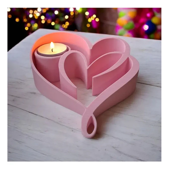 Portavelas Corazones Para El Día De San Valentín 3
